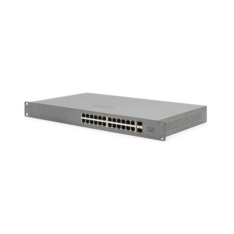 Cisco Meraki Go GS110-24-HW-EU | Switch | 24x 1000Mb/s 2x SFP Uplink, Rack - Imagen 2