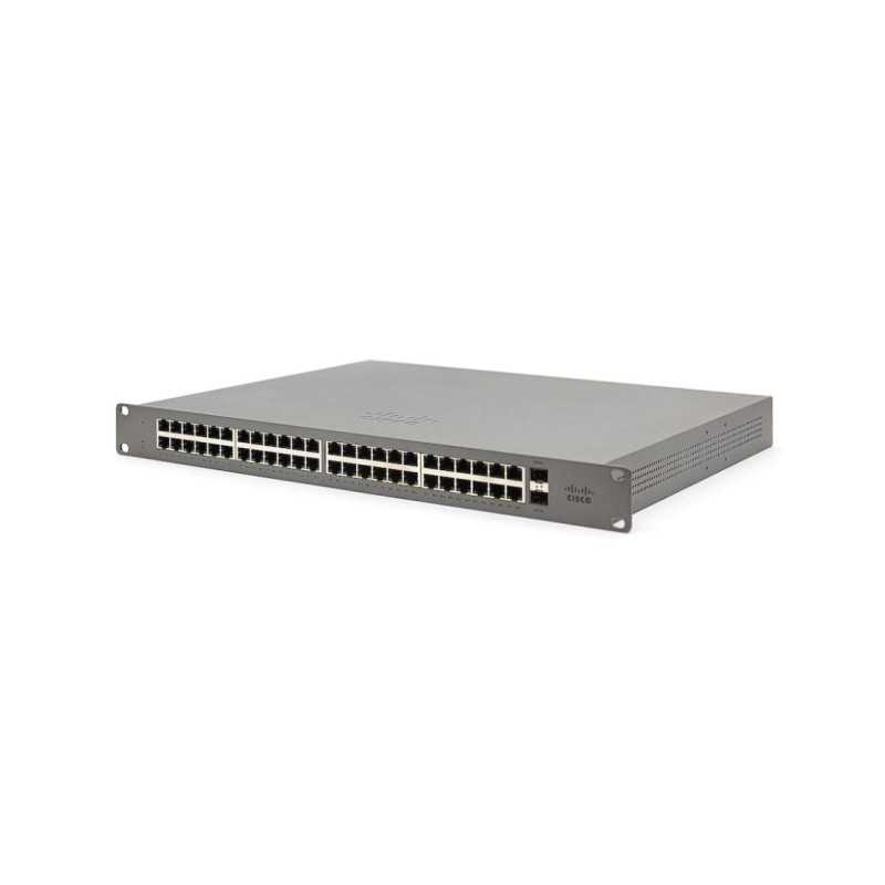 Cisco Meraki Go GS110-48-HW-EU | Switch | 48x 1000Mb/s 2x SFP Uplink, Obudowa Rack - Zdjęcie 2