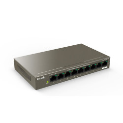 Switch Tenda TEF1109P-8-63W, 8x RJ45 100Mb/s PoE, 1x RJ45 100Mb/s uplink, 58W - Immagine 2