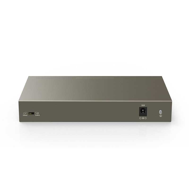 Tenda TEF1109P-8-63W Anahtar, 8x RJ45 100Mb/s PoE, 1x RJ45 100Mb/s uplink, 58W - Görsel 3