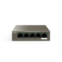 Switch Tenda TEF1105P-4-63W, 4x 10/100MBs, 1x PORTA...