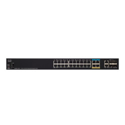 Cisco SG350X-24PD | PoE Swtich | 24x Gigabit RJ45 PoE, 4x 1G/2,5G RJ45, 2x 10G Combo(RJ45/SFP+), 2x SFP+, 375W PoE, Stackable - Image 2