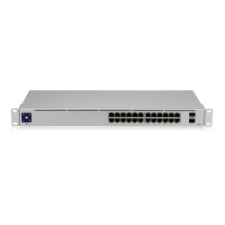 Коммутатор Ubiquiti USW-24, UniFi, 24x RJ45 1000Mb/s, 2x SFP