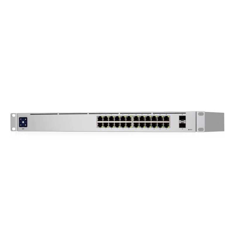 Коммутатор Ubiquiti USW-24, UniFi, 24x RJ45 1000Mb/s, 2x SFP - Изображение 3