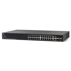 Коммутатор Cisco SG550X-24, 24x Gigabit RJ45, 2x 10G...