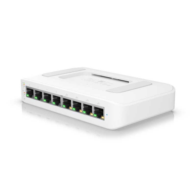 Ubiquiti USW-LITE-8-POE | Switch | UniFi Gen2, 8x RJ45 1000Mb/s, 4x PoE+, 52W - Imagen 5
