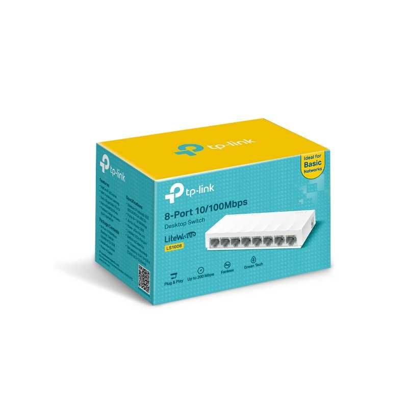 TP-Link LS1008 | Switch | 8x RJ45 100Mb/s - Imagem 2