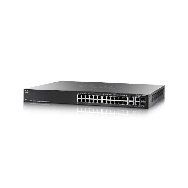 CISCO SG300-28MP 28-PORT GIGABIT MAX-POE MANAGED SWITCH
