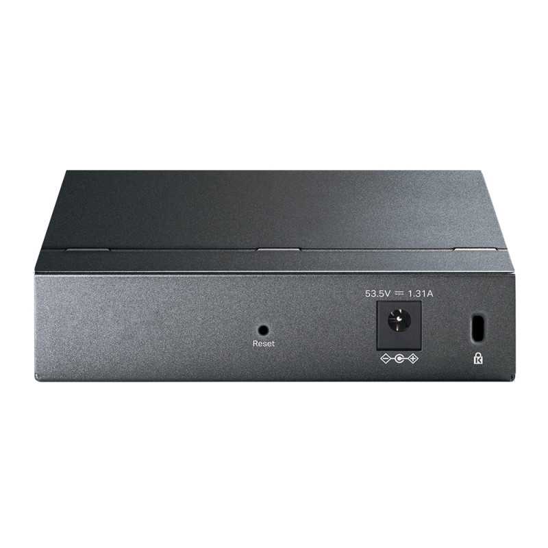 TP-Link TL-SG105PE | Switch | 5x RJ45 1000Mb/s, 4x PoE+, 65W, Desktop - Imagen 2
