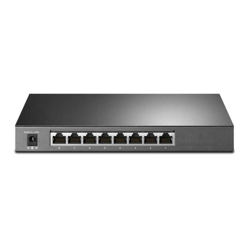 Коммутатор TP-Link TL-SG2008P, JetStream, 8x RJ45 1000Mb/s, 4x PoE+, 62W - Изображение 2