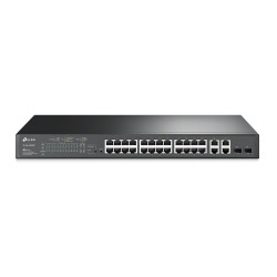 TP-Link TL-SL2428P | Schalter | 24x RJ45 100Mb/s PoE+, 4x...
