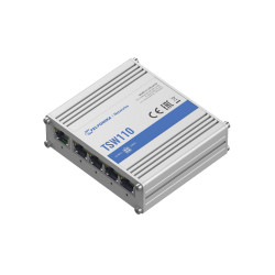 Коммутатор Teltonika TSW110, 5x RJ45 1000Mb/s, Уровень 2