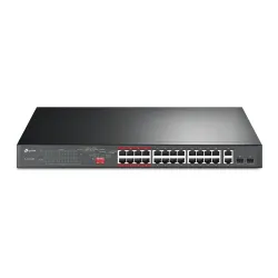 TP-Link TL-SL1226P | Switch | 24x RJ45 100Mb/s PoE+, 2x...