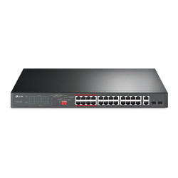TP-Link TL-SL1226P | Switch | 24x RJ45 100Mb/s PoE+, 2x...