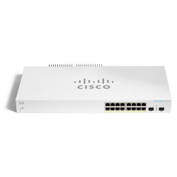 Cisco CBS220-16P-2G | Switch | 16x RJ45 1000Mb/s PoE, 2x SFP, Desktop, Rack, 130W - Obrázek 2