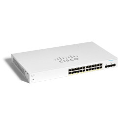 Коммутатор Cisco CBS220-24P-4G, 24x RJ45 1000Mb/s PoE, 4x...