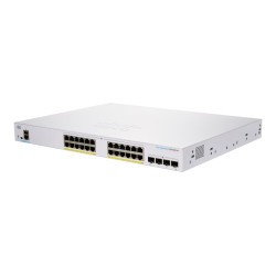 Cisco CBS250-24P-4G Anahtarı, 24x RJ45 1000Mb/s PoE, 4x...