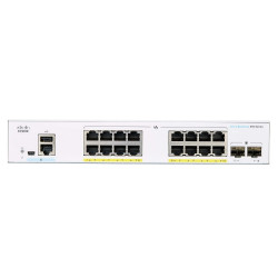 Коммутатор Cisco CBS350-16P-2G, 16x RJ45 1000Mb/s PoE, 2x SFP, 120W - Изображение 2
