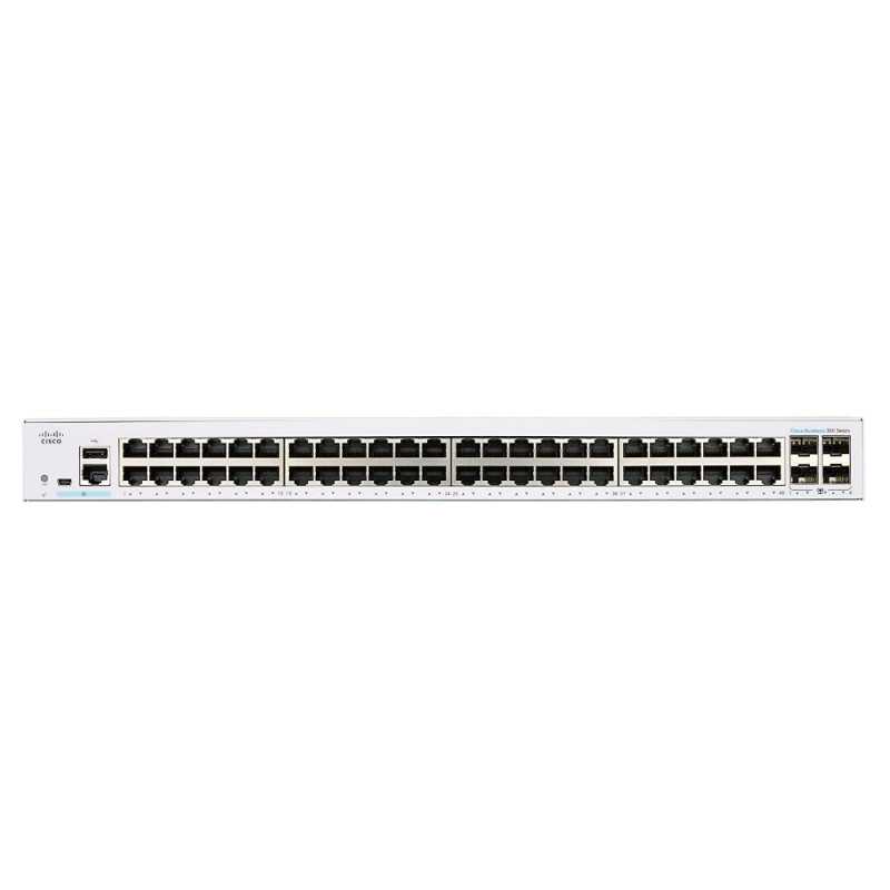 Коммутатор Cisco CBS350-48T-4G, 48x RJ45 1000Mb/s, 4x SFP, Rack - Изображение 2