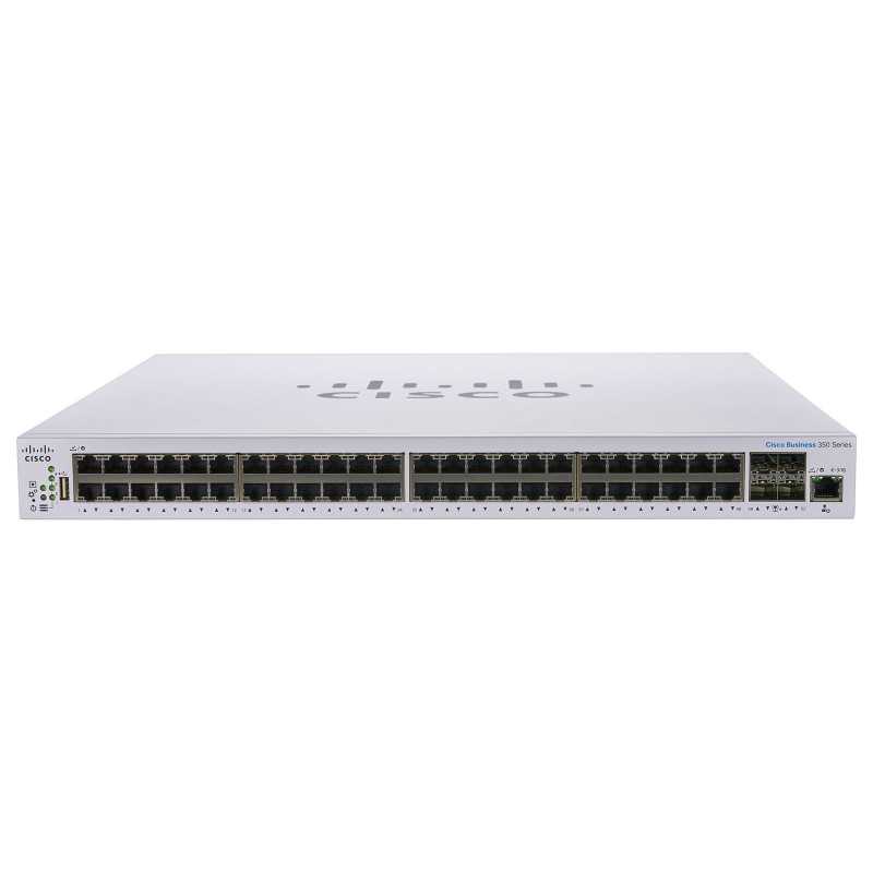 Коммутатор Cisco CBS350-48T-4X, 48x RJ45 1000Mb/s, 4x SFP+, Rack - Изображение 3