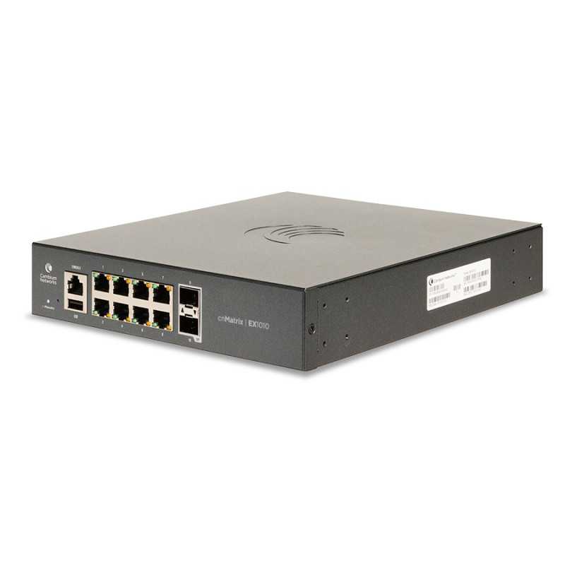 Cambium cnMatrix EX1010 | Switch | 8x RJ45 1000Mb/s, 2x SFP