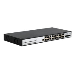 Extralink Chiron Pro | PoE Switch | 24x RJ45 1000Mb/s PoE, 4x SFP+, L3, 370W - Bild 3