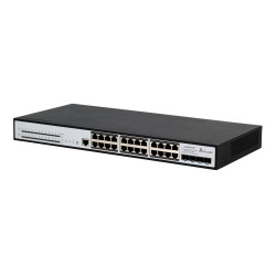 Коммутатор PoE Extralink Chiron Pro, 24x RJ45 1000Mb/s PoE, 4x SFP+, L3, Управляемый, 370W - Изображение 4