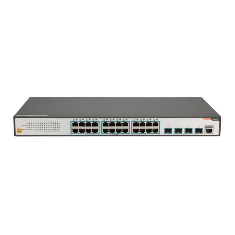 Fiberhome S4820-28T-X-AC Anahtar, 24x RJ45 1000Mb/s, 4x SFP+ - Görsel 2