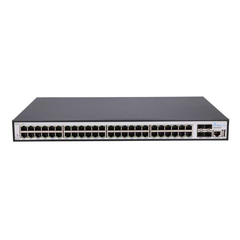 Extralink Nemezis | Switch | 48x RJ45 1000Mb/s 4x SFP+, L3, managed - Image 2