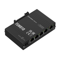 Teltonika Switch TSW010, 5x RJ45 100Mb/s, Pasif PoE, IP30, DIN - Görsel 2