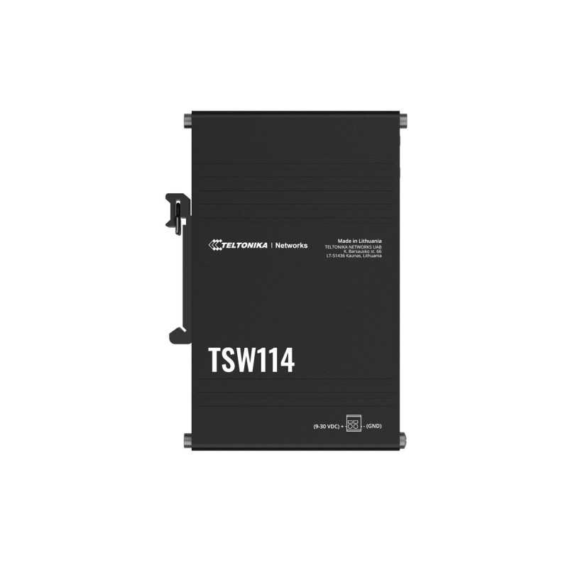 Teltonika TSW114 | Switch | 5x RJ45 1000Mb/s, DIN rail - Imagen 3