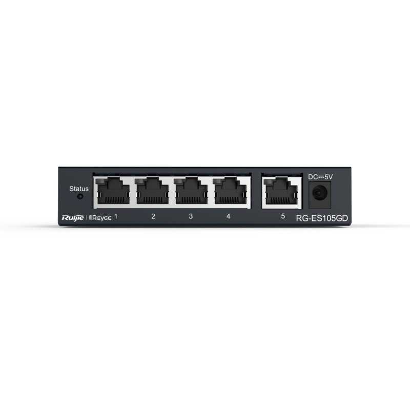Ruijie Reyee RG-ES105GD | Switch | 5x RJ45 1000Mb/s, nao gerenciado, desktop - Imagem 2