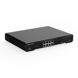 Switch Ruijie Reyee RG-NBS3100-8GT2SFP-P, 10x RJ45 1000Mb/s, 8x PoE+, 2x SFP, 125W, správa v cloudu, Layer 2 - Obrázek 3