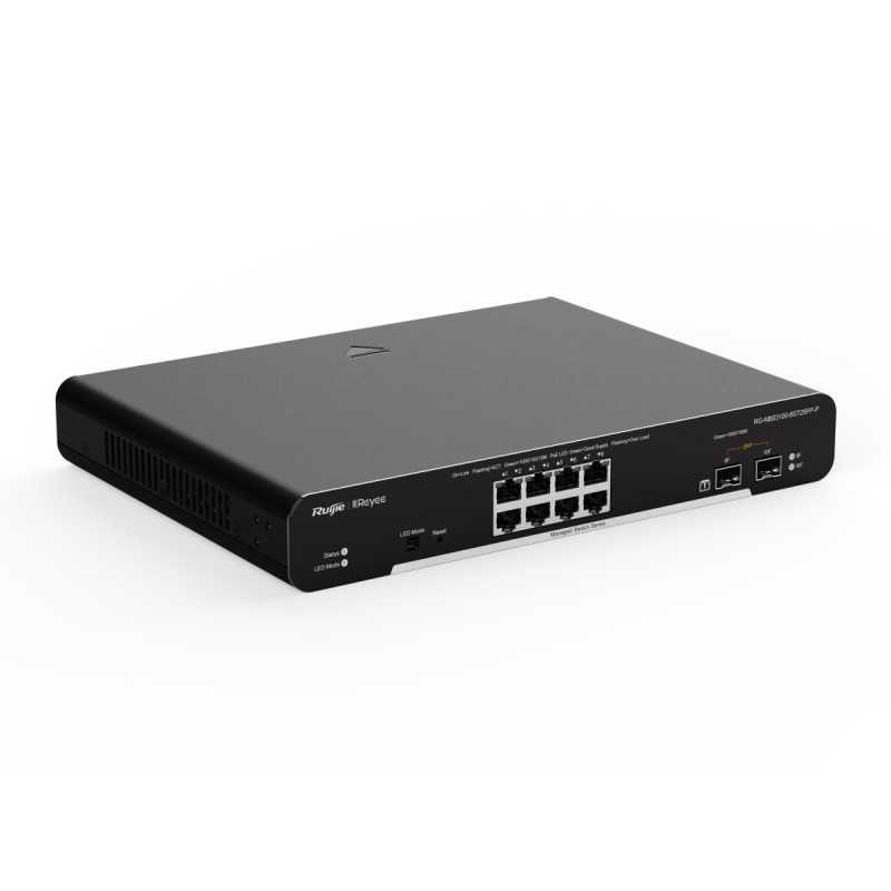 Ruijie Reyee RG-NBS3100-8GT2SFP-P | Switch | 10x RJ45 1000Mb/s, 8x PoE+, 2x SFP, 125W, cloud management, Layer 2 - Image 3