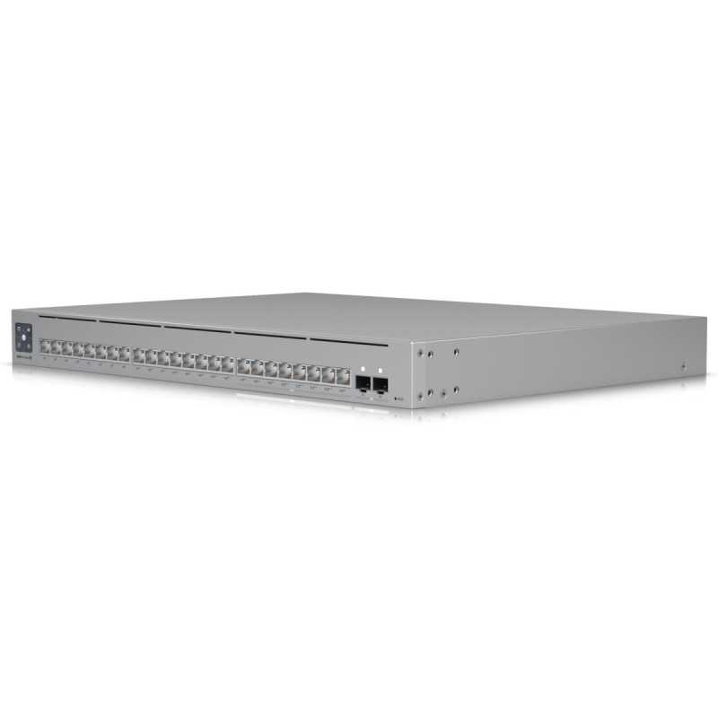 Коммутатор Ubiquiti USW-Pro-Max-24-PoE, Etherlighting, 8x RJ45 2.5Gbps, 16x RJ45 1000Mbps, 2x SFP+, L3, 400W PoE - Изображение 2