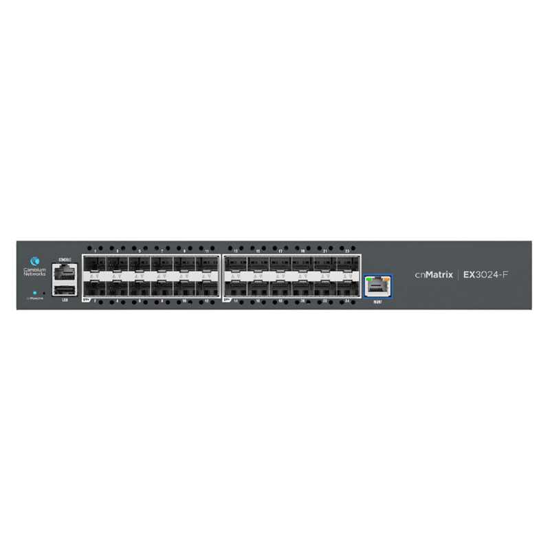 Cambium cnMatrix EX3024F | Switch | 24x SFP+, dual internal AC power supplies, no pwr cord - Image 2