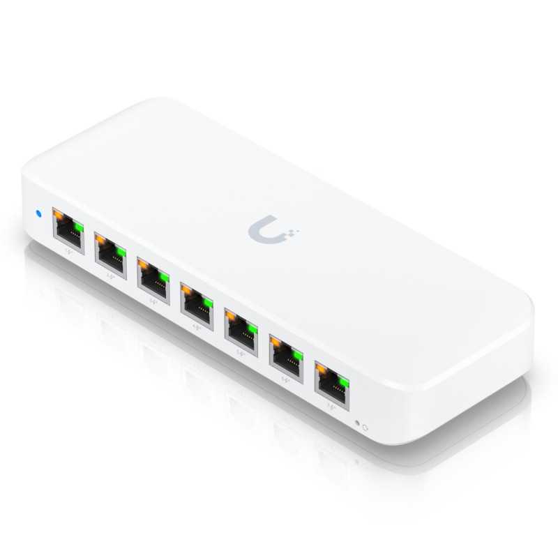 Ubiquiti USW-Ultra-60W-EU | Comutador | 8x RJ45 1000Mb/s PoE+, PoE++ Input, 60W, adaptador de energia incluído - Imagem 4