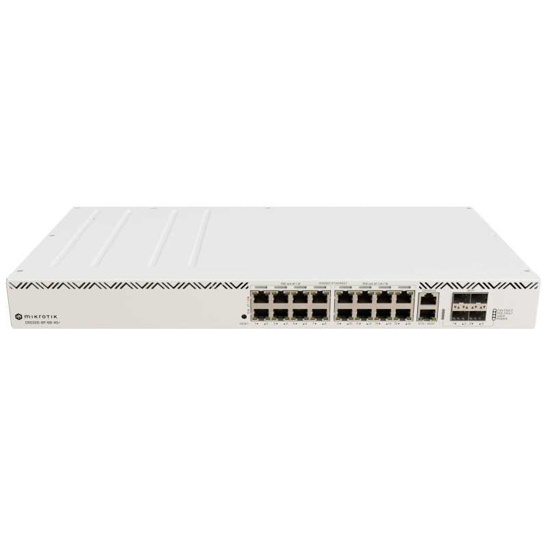 Mikrotik CRS320-8P-8B-4S+RM | Comutador | 16x RJ45 1000Mb/s PoE+, 4x SFP+