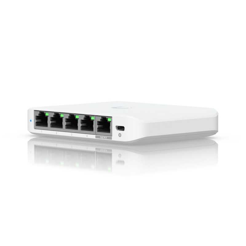 Ubiquiti USW-Flex-2.5G-5 EU Anahtar, 5x 2.5 GbE RJ45 - Görsel 3