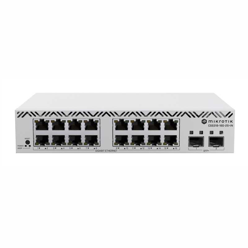 Mikrotik CSS318-16G-2S+IN | Switch | 16x GbE RJ45, 2x SFP+ - Imagen 2