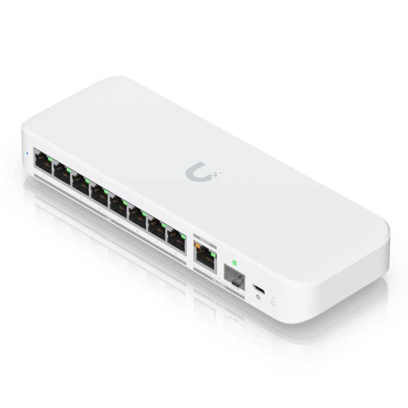 Ubiquiti USW-Flex-2.5G-8-EU | Interruptor | 8x 2.5GbE RJ45, 1x 10GbE SFP+ - Imagem 3