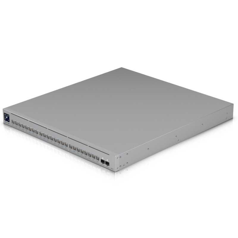 Ubiquiti USW-Pro-XG-24-PoE | Comutador | Etherlighting, 16x RJ45 10GbE, 8x RJ45 2.5GbE, 2x SFP28, 720W, Layer 3 - Imagem 4