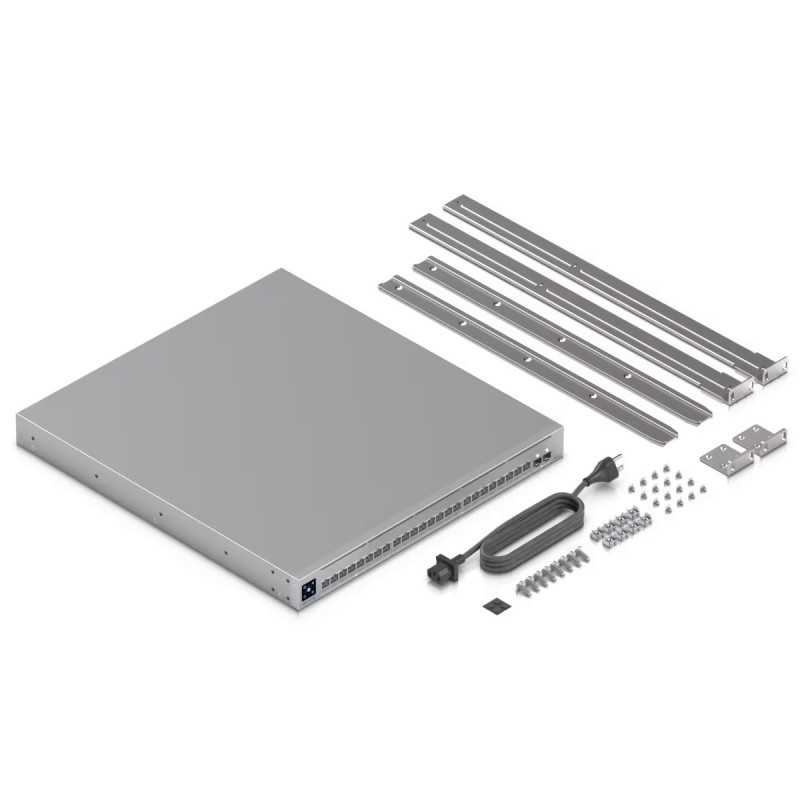 Ubiquiti USW-Pro-XG-24-PoE | Conmutador | Etherlighting, 16x RJ45 10GbE, 8x RJ45 2.5GbE, 2x SFP28, 720W, Layer 3 - Imagen 6