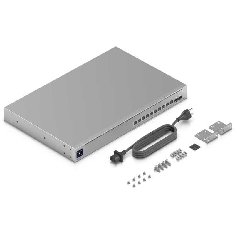 Ubiquiti USW-Pro-XG-10-PoE | Interruttore | Etherlighting, 10x RJ45 10GbE, 2x SFP+, 400W, Layer 3 - Immagine 6