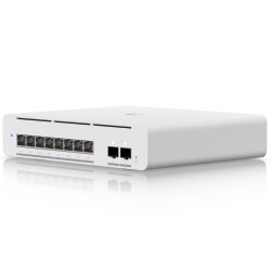 Ubiquiti USW-Pro-XG-8-PoE | Comutador | Etherlighting, 8x RJ45 10GbE PoE, 2x SFP+, 155W, Layer 3 - Imagem 2