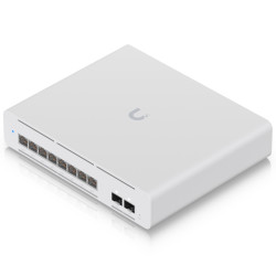 Ubiquiti USW-Pro-XG-8-PoE | коммутатор | Etherlighting, 8x RJ45 10GbE PoE, 2x SFP+, 155W, Layer 3 - Изображение 4