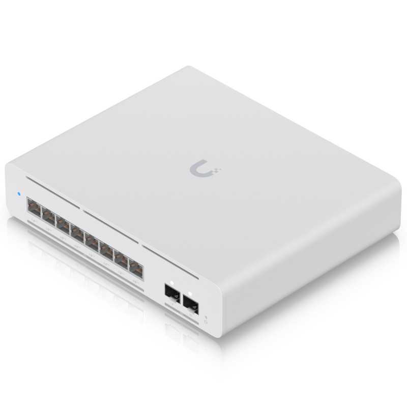 Ubiquiti USW-Pro-XG-8-PoE | Interruttore | Etherlighting, 8x RJ45 10GbE PoE, 2x SFP+, 155W, Layer 3 - Immagine 4