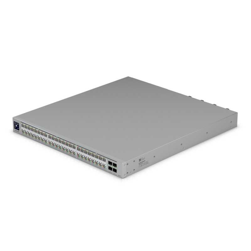 Ubiquiti ECS-48-PoE (2150W) | Switch | Etherlighting™, 16x 2.5 GbE RJ45, 32x 10 GbE RJ45, 4x SFP28, 2x QSFP28, L3, PoE+++ - Imagen 4