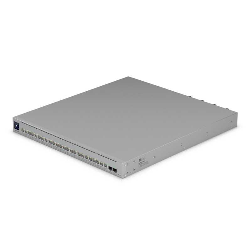Ubiquiti ECS-24-PoE (1050W) | Switch | Etherlighting™, 8x 2.5 GbE RJ45, 16x 10 GbE RJ45, 2x SFP28, L3, PoE+++ - Imagen 4