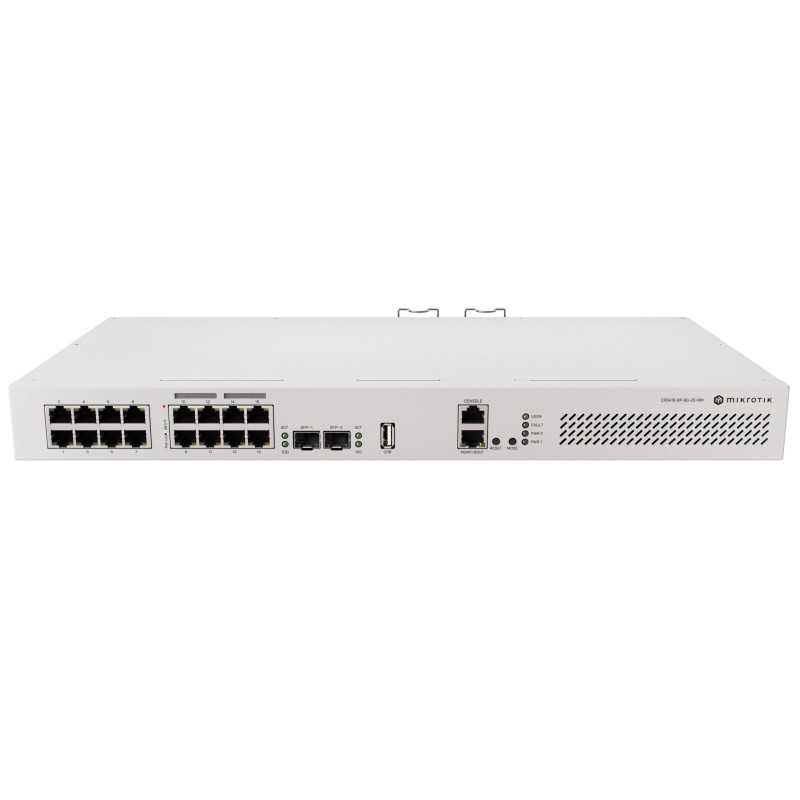 Mikrotik CRS418-8P-8G-2S+RM | Switch | 16x GbE, 2x SFP+ 8x PoE out - Imagem 2